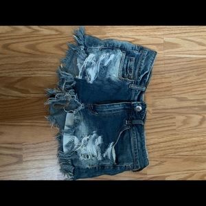 American Eagle High Rise shortie shorts
